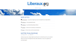 Desktop Screenshot of liberaux.org