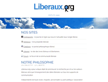 Tablet Screenshot of liberaux.org